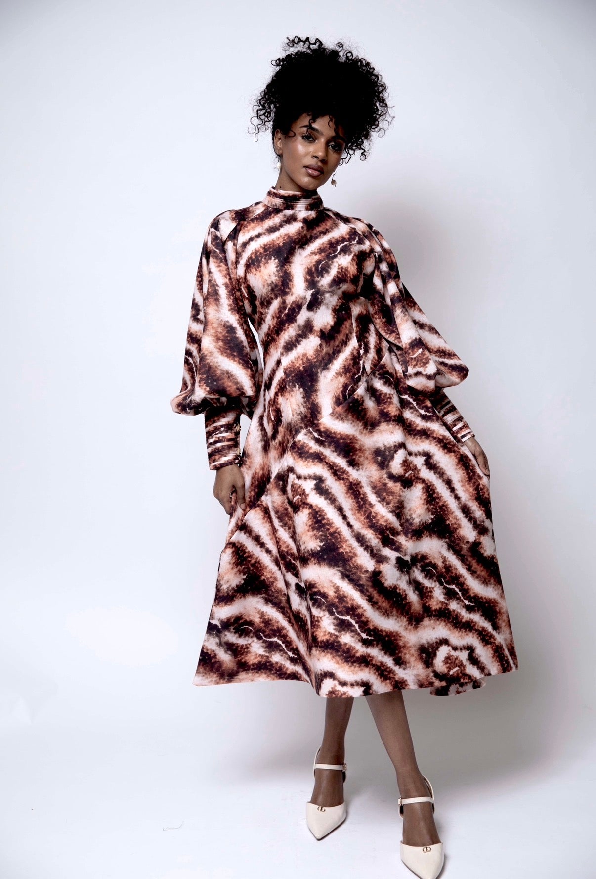Earth Dye Linen Dress