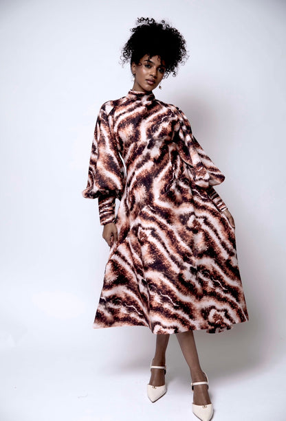 Earth Dye Linen Dress