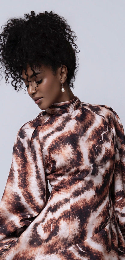 Earth Dye Linen Dress