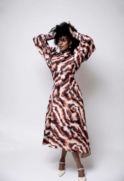 Earth Dye Linen Dress