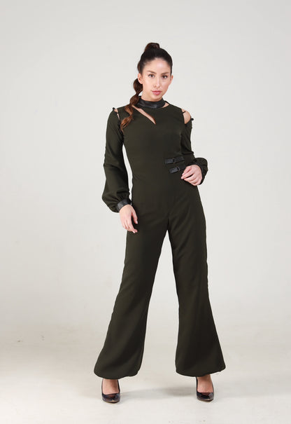 Olive Power Jumpsuit