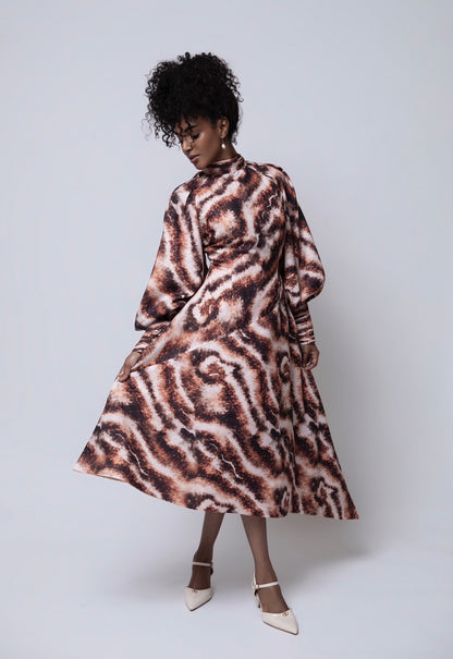 Earth Dye Linen Dress