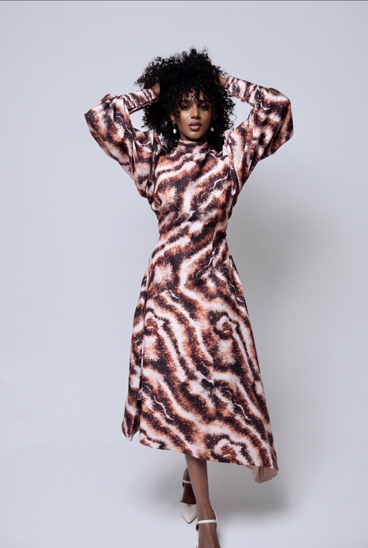 Earth Dye Linen Dress