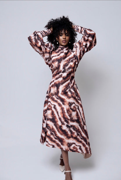 Earth Dye Linen Dress